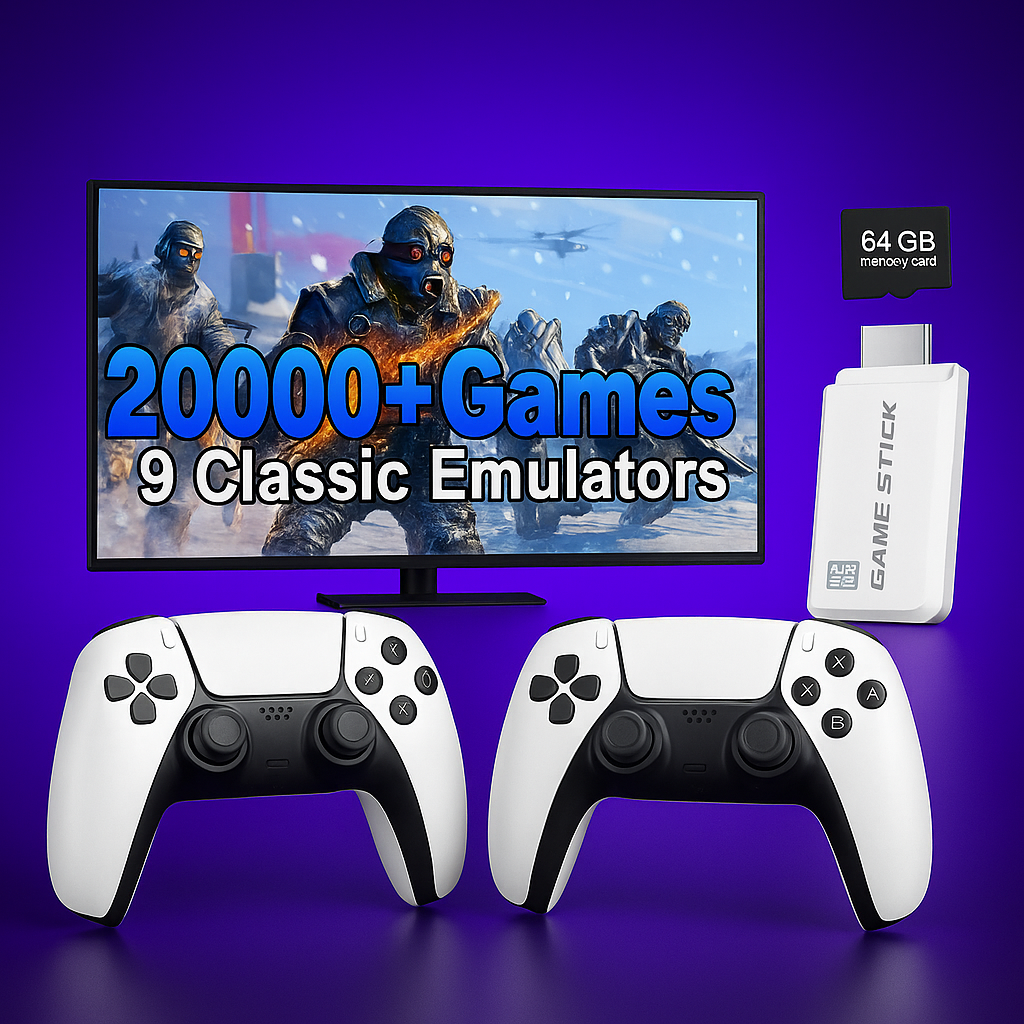 Console Rétro 4K – Plus de 10 000 Jeux Inclus