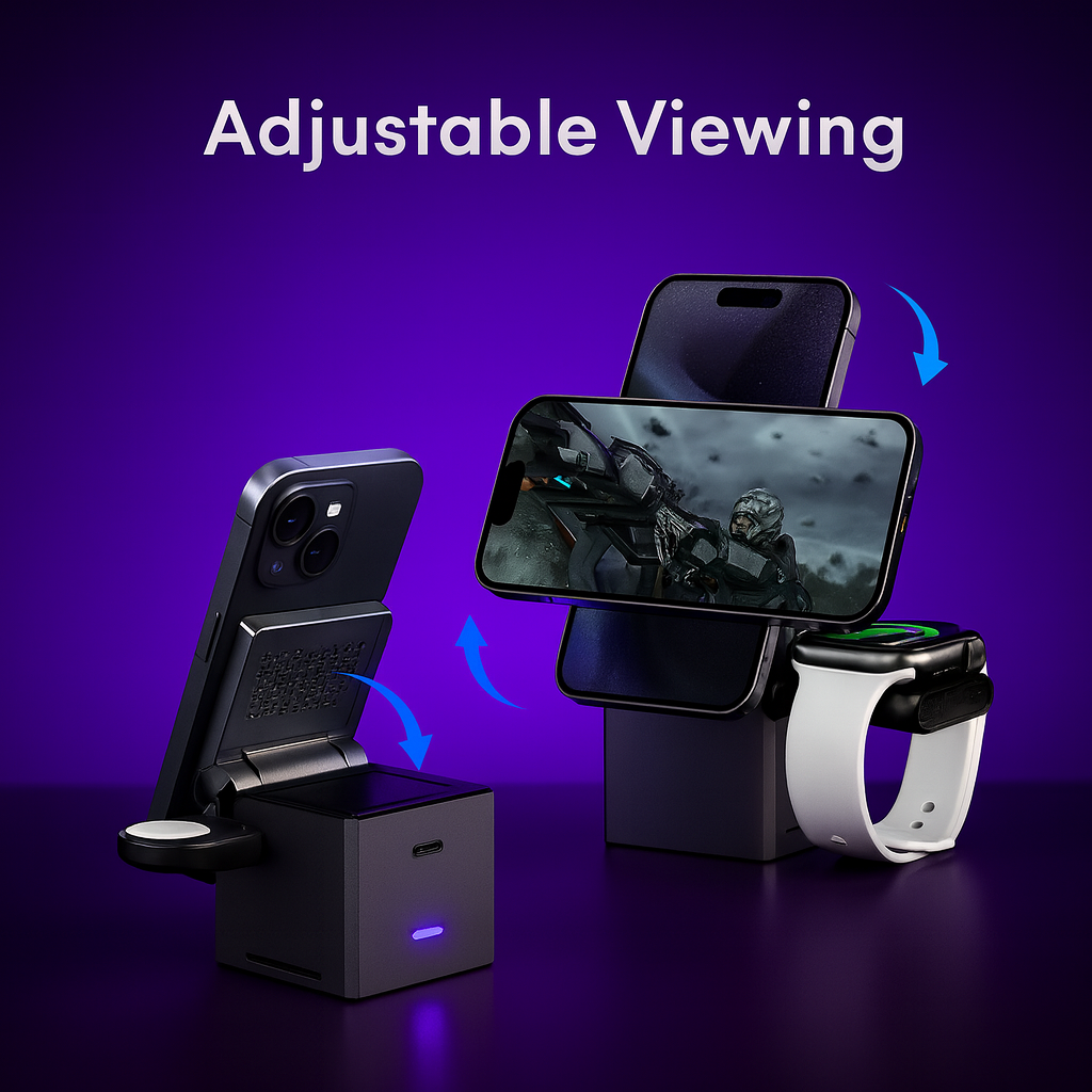 Chargeur 3-en-1 MagSafe – iPhone, Watch & AirPods