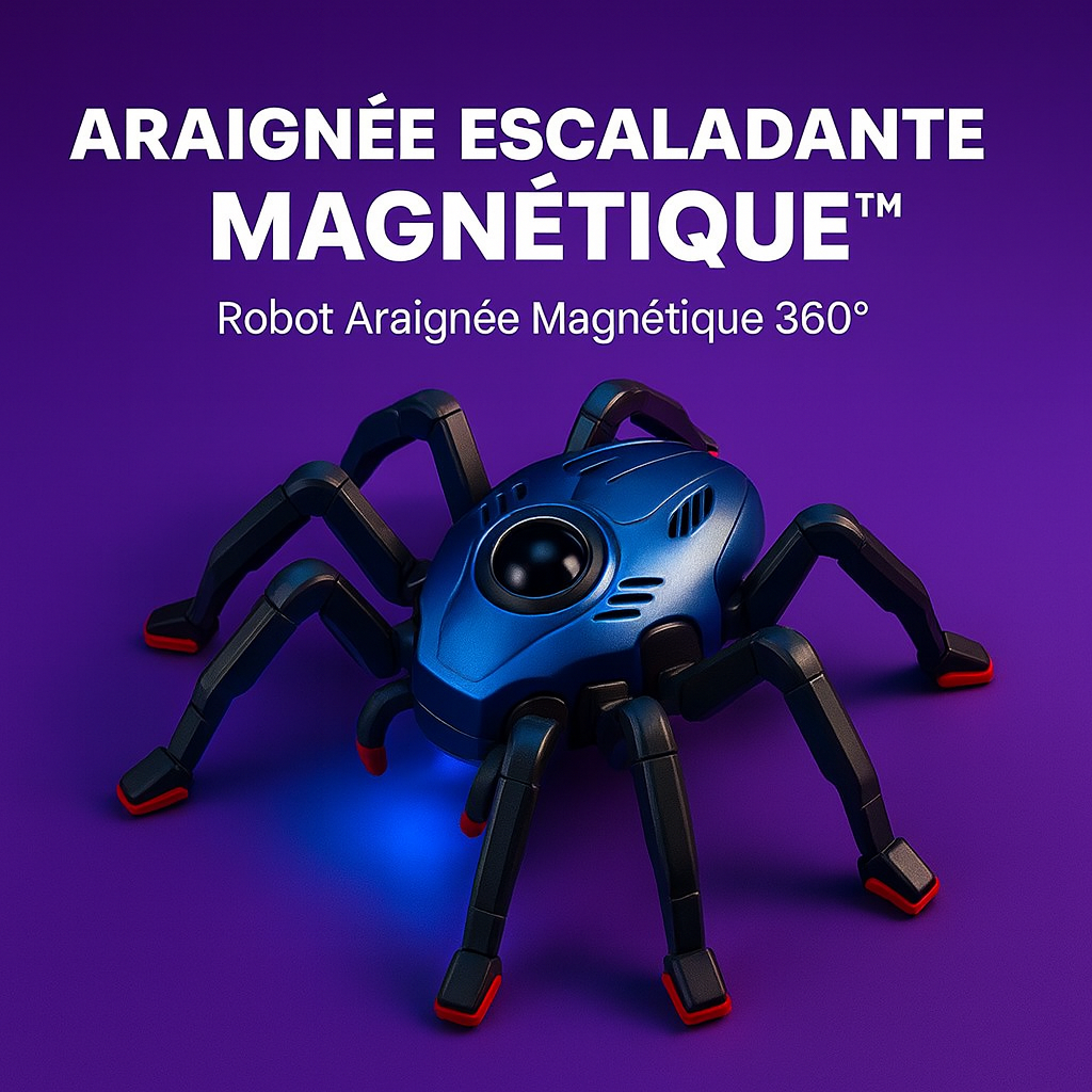Magnetic Climbing SpiderBot™ – Robot Araignée Magnétique 360°